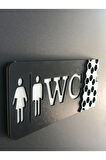 Dekoratif Wc Yönlendirme Tabelası