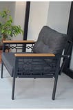 Adımshos tekli Lazer Balkon-Bahçe-Ofis-Kafe Çay Seti Koltuk Oturma Takımı-Oturma Grubu