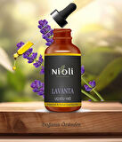 Nioli Lavanta Esansiyel Uçucu Yağ Buhurdanlık Yağı Aromaterapi Yağı 10 ML