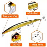 18 cm 24 gr.Lazer Turna Rapala,Levrek Rapala ,,Sahte Lures Yapay Yem
