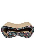 Dekoratif Karton Kedi Tırmalama Kanepesi 2'li Set (43x24x8,5 cm & 59x24x26 cm) - Small & Large - Okyanus Desen