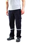7/7 Gabardin Kışlık İş Pantolonu Komando Cepli Reflektörlü, Lacivert