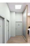 Kare Led Panel, 60cm X 60cm, Sıva Altı, 60w Led Panel, Taş Yünü Asma Tavan Led Panel, Beyaz Işık,