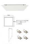 Gömme Led Armatur, Alçıpen Tavan 60x60 Led Panel, Sıva Üstü 60watt Led Panel, Beyaz Işık 6500k-beyaz