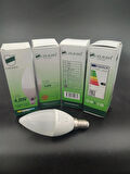 LED AMPUL (E.14) MUM AMPUL.GÜN IŞIĞI (4,8 Watt=40 Watt)(4.Adetli paket)