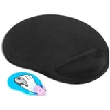 Lexroo LN-2053 Large Boy Siyah Ergonomik Suya Dayanıklı Agrı Kesicili Bileklikli Mouse Pad