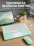 Lexroo Profesyonel Wifi Q Klavye Bluetooth Klavye Touchpad 10.8 Inç Yeni Nesil