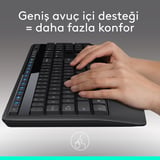 Logitech MK345 920-006514 Kablosuz Klavye Mouse Seti
