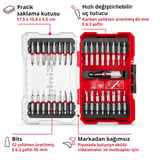 Einhell Orijinal M-CASE 33 Parça Bit Ucu Seti 49118903