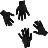 AEE® 2 Çift Kışlık Eldiven – Unisex Örme Siyah Eldiven | Erkek Kadın Eldiven
