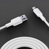 Juo 12W 2.4A USB-A to Lightning iPhone iPad ile Uyumlu Silikon Hızlı Şarj ve Data Kablosu Beyaz 1