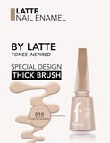 Latte Yüksek Pigmentli & Parlak Bitişli Kahve Tonlu Oje