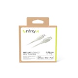 Infinitylab by Harman - InstantConnect Kablo USB-C Lightning,Beyaz,1.5m