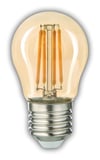 Lexroo 1 Adet CATA CT 4283 Led Rustik Ampul 4W Amber Işık E27 Duy