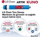 Sulook LG Su Arıtma Cihazı Filtresi 12 Inç Inline Lg Mebran 5 Li Filtre Seti