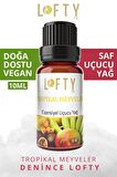 Tropikal Meyveler Uçucu Yağ Buhurdanlık Esansı Oda Kokusu Uçucu Esansiyel Yağ Buhur Yağı 10ML