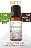 Beyaz Çiçekler Uçucu Yağ Buhurdanlık Esansı Oda Kokusu Esansiyel Yağ Buhur Yağı 10ML