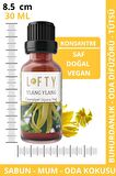 Ylang Ylang Uçucu Yağ Buhurdanlık Esansı Oda Kokusu Uçucu Esansiyel Yağ Buhur Yağı 30ML