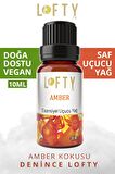 Amber Uçucu Yağ Buhurdanlık Esansı Oda Kokusu Uçucu Esansiyel Yağ Buhur Yağı 10ML