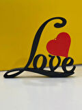 Dekoratif Love Kalp Biblo