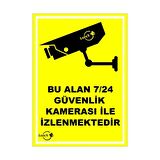 LOREX Güvenlik Kamerası İle İzlenmektedir Pvc Uyarı Levhası Lr-ıs724 LR-IS724
