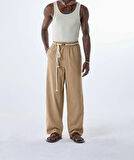LULİKWEAR BELİ İPLİ KETEN PANTOLON 