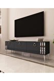 Lora Tv Ünitesi Gümüş | Antrasit - Antrasit