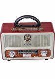 Meier M-111Bt Şarjlı Nostaljik Radyo Usb/Sd/Mp3/Bluetooth