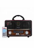 Meier M-111Bt Şarjlı Nostaljik Radyo Usb/Sd/Mp3/Bluetooth
