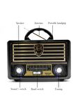 Meier M-113Bt Nostaljik Usb-Tfcard-Bluetooth Destekli Fm Radyo