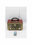 Meier M-115Bt Bluetootlu-Kumandalı Usb/Sd/Mp3 Şarjlı Radyo
