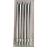 Pasta Mumu 6'lı - Gümüş - Sedef - 15 cm