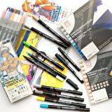 Zig Kurecolor Mangaka Fine&Brush Çift Taraflı Kalem CNKC-2200 No B.01 Blender