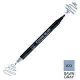 Zig Kurecolor Mangaka Fine&Brush Çift Taraflı Kalem CNKC-2200 No 823 Dawn Gray