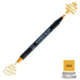Zig Kurecolor Mangaka Fine&Brush Çift Taraflı Kalem CNKC-2200 No 404 Bright Yellow