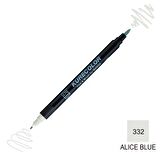 Zig Kurecolor Mangaka Fine&Brush Çift Taraflı Kalem CNKC-2200 No 332 Alice Blue
