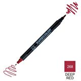 Zig Kurecolor Mangaka Fine&Brush Çift Taraflı Kalem CNKC-2200 No 268 Deep Red