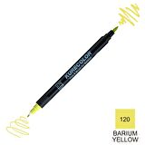 Zig Kurecolor Mangaka Fine&Brush Çift Taraflı Kalem CNKC-2200 No 120 Barium Yellow
