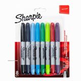 Sharpie Twin Tip Permanent Markör Karışık Renkli 8 li