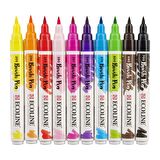 Talens Ecoline Brush Pen 10lu Koyu Renkler
