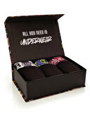 SKULL Premium Kutulu 3'lü Erkek Boxer
