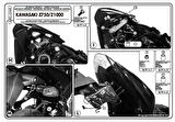Kappa KZ448 Kawasakı Z 750 Z 1000 (07-13) Arka Canta Tasıyıcı