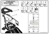Kappa KR121 Suzukı GLADIUS 650 (09-15) Arka Canta Tasıyıcı