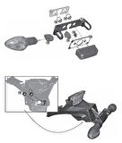 Kappa KLX1104 HONDA CROSSRUNNER 800 (11-14) Yan Canta Tasıyıcı