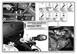 Kappa KL447 Kawasakı VERSYS 650 (06-09) Yan Canta Tasıyıcı