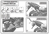 Kappa KLXR450 Kawasakı VERSYS 650 (10-14) Yan Canta Tasıyıcı