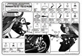 Kappa KL360 Yamaha FZ6 S2 - FZ6 600 FAZER S2 (07-11) Yan Canta Tasıyıcı