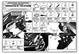 Kappa KLX360 YAMAHA FZ6 S2 - FZ6 600 FAZER S2 (07-11) Yan Canta Tasıyıcı