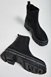 Bambi Siyah  Kadın Bot & Bootie K02643163609