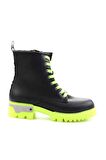 Bambi Siyah Yesil  Kadın Bot & Bootie K02703021109